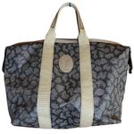 Yves Saint Laurent Brown & Tan Duffel Bag Elegant Giraffe Print Design with COA Photo 0