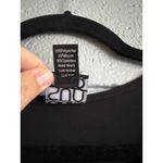 NWT Women's Ciara Sun Woo If the Shoe Fits Drape Overlay Dress in Black size M Photo 5