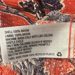 Knox Rose Red Blue Floral Patriotic Mid Dress Size Small Photo 3