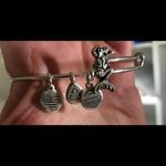 ALEX AND ANI Mermaid Slider Silver Bangle Bracelet Photo 3