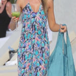 Tolani  silk maxi dress Sz S colorful Photo 0