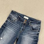 Buckle  BKE Victoria Jeans Women 29 Dark Wash Mid Rise Ankle Skinny Distressed Photo 1