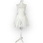 Brand New Commense Women Large White Sleeveless Ruffled Hem Corset Bodice Dress Photo 2