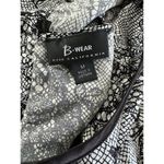 Byer California Vintage 90's  B Wear Blouse White Black Office Career Travel Sz M Photo 4