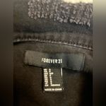 Forever 21  ripped black denim jacket Photo 2