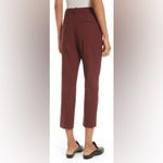 Theory  Treeca 2 Betoken Wool Blend Pants‎ in Burgundy Size 4 Photo 8