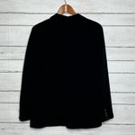 Michael Kors  One Button Blazer Jacket Black Wool Blend Size 10 Photo 1