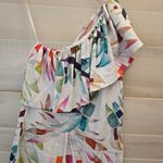 Mara Hoffman {6}  One Shoulder White Floral Tropical Dress Photo 3