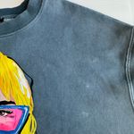 ZARA  Women’s Oversized Pop Art Graphic Icon Sweatshirt Gray/Multi Size L NWOT Photo 10