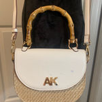Anne Klein “Landon” Mini Bamboo Top Handle Crossbody Purse Photo 0