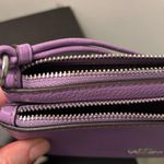 Coach Purple Leather Wallet Photo 9