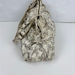 Alfred Dunner ALFRED DUNN Cream Reptile Embossed Faux Leather Satchel or Shoulder Bag Photo 4