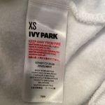 Ivy Park  Beyonce Corded 04‎ White Cotton sweatshirt, crew neck, size XS Photo 5