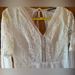 SheIn Elegant White Lace Women's  dress size‎ Large Photo 4