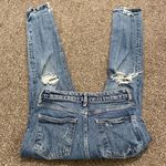 ZARA  Dark Wash Denim Jeans Distressed Size 6 Photo 1