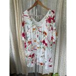 Kori NWT America Floral Flutter Sleeves Tiered Flounced Hem Baby Doll Dress L Photo 3