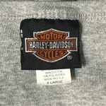 Vintage Harley Davidson Square Neck Side Stripe Baby Short Sleeve T Photo 4