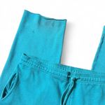 Victoria's Secret Y2K PINK Sweatpants Teal Blue Cotton Blend Logo XS Photo 4