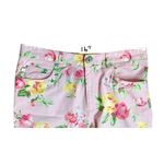Ralph Lauren Lauren Pink Floral Flat Front Cropped Pant 10 Cottage Flower Spring Photo 4
