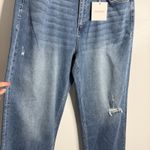 Vervet NWT Lovervet Super High Rise Baggy Wide Plus Size 20W Super Stretch Distressed Photo 7