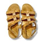 Vionic Orthaheel Amber Cork Leather Sandals Photo 0
