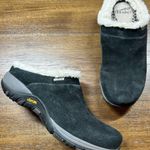 Dansko  Parson Women’s Size 37 US 6 Black Suede Fur Lined Comfort Clogs Photo 0