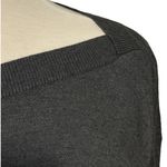 White House | Black Market  Gray Sweater Long Rayon Cashmere Blend Tunic WHBM Photo 2