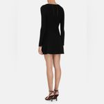 Zimmermann  Luminosity Black Knit Paneled Mini Dress Photo 3