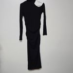 Marcella Shoulder Cutout Fitted Bodycon Midi Sawyer Dress Size S‎ Stretch Gray Size M Photo 5