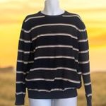 Grayson And Dunn striped Crewneck sweater Women’s Size XL Gray Photo 1