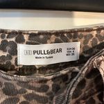 Pull & Bear  animal print leopard cheetah straight leg jeans size 4 Photo 2