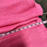 ZARA NEW Tweed Textured High Waist Midi Skirt Candy Barbie Long Pink XL NWT Photo 12