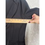 Betabrand Classic Blazer Jacket Black Ponte Stretch Knit Women's Size Large Photo 4
