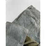 BLANK NYC  Skirt Womens 26 Green Leather Midi Hunter Front Slit Retro‎ Weathered Photo 9