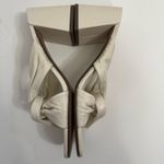 Everlane The Day Twist Heel Slip On Sandal Nappa Leather Cream Size 7.5 Photo 9