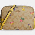 Coach Mini Camera Bag In Signature Canvas With Dreamy Veggie Print butterfly C8752 Photo 7