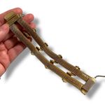 Vintage Hobe Victorian Style Bracelet Gold Mesh Rhinestone Statement Jewelry Photo 14