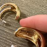 Nine West Elegant Chunky Gold Hoop Earrings Photo 2