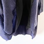 Lafayette 148 Asymmetric Sequin Silk Tunic Dress in Navy Blue Size 14 Photo 6