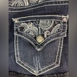 Love Nation  6 Western Layered Denim Black Lace Skirt Slip Photo 6