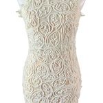 A.Peach  White Lace Sleeveless Bodycon Dress Cocktail Small Photo 0