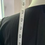 Everly  Dress Black Wrap Midi Dress Minimalist Capsule Closet Staple Photo 5