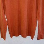 Duluth Trading Co. Orange Long Sleeve Turtleneck Sweater size medium Photo 4