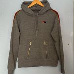 Aviator Nation Rare Rainbow Velvet Stripe Pullover Hooded Sweatshirt Photo 1