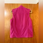 Vineyard Vines  Pink Fleece Vest Zip Windbreaker Whale Logo Women's Size Medium Photo 6
