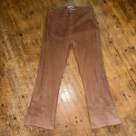 Liverpool stretchy boutique faux leather brown 10/30 jeans Tan Photo 1