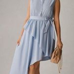 Maeve  Anthropologie Size 2 Asymmetrical Sleeveless Shirt Dress Wedding Party NWT Photo 0