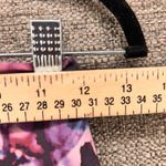 Colorful Leggings Small Floral Abstract Activewear Workout Gym Yogo Pilates Purple Photo 8