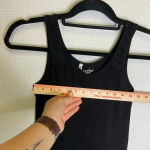 Coobie | Black Tank Top Shapewear Shirt One Size Size undefined Photo 3