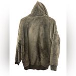 Aerie  Faux Fur Full Zip Teddy Hoodie Very Oversized Brown Size Medium Photo 1